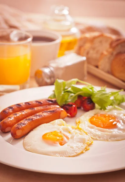煎蛋当早餐 — 图库照片