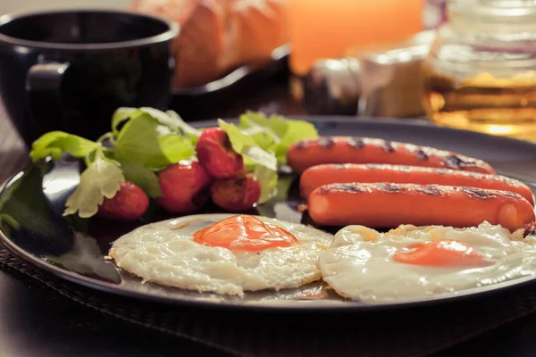 Stekt Ägg Till Frukost — Stockfoto