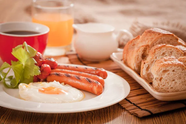 Stekt Ägg Till Frukost — Stockfoto