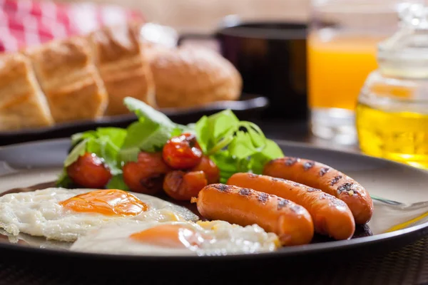 Stekt Ägg Till Frukost — Stockfoto