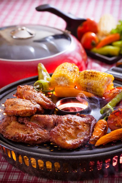 Barbecue Grilling Pan — Stock Photo, Image