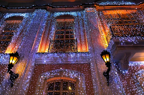 Fabulous New Year Beautiful Magic Light House — Stock Photo, Image