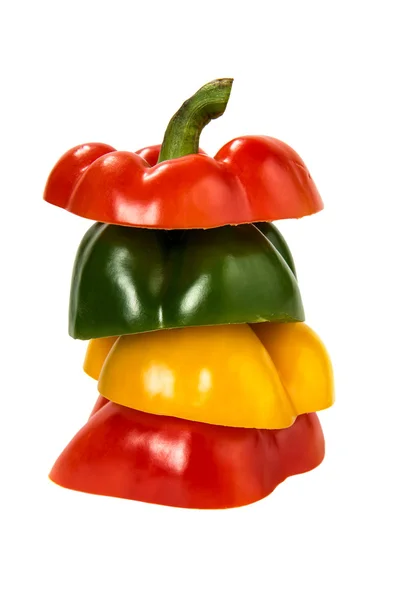 Kırmızı biber kesme ve bir sütuna göre yapılan