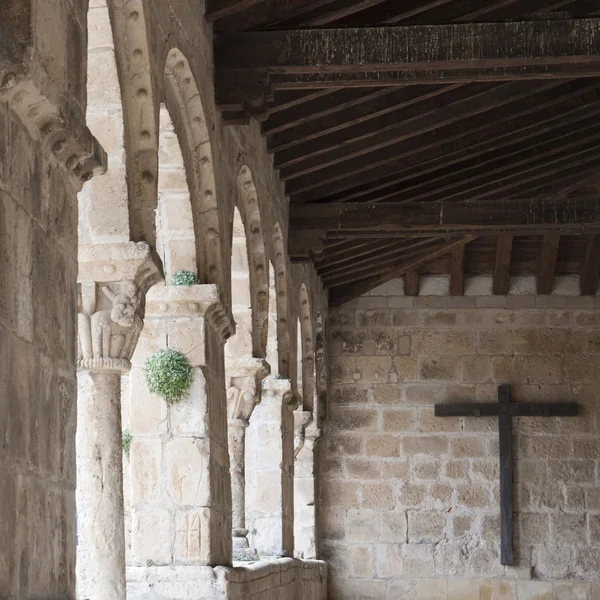 Sepulveda church gallery, Spain — Stock Photo, Image