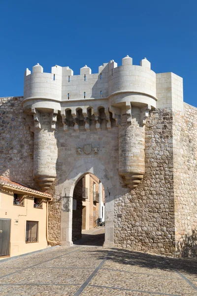 Door of Santa Maria, Hita, Guadalajara, Spain — Stock Photo, Image