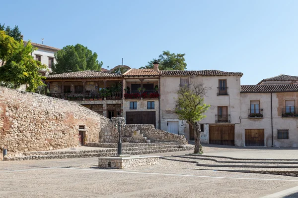 Square de Hita, Guadalajara, Spanien - Stock-foto