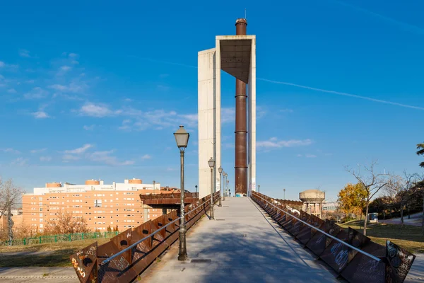 Tierno Galvan bridge in the park of Madrid — Stock Photo, Image