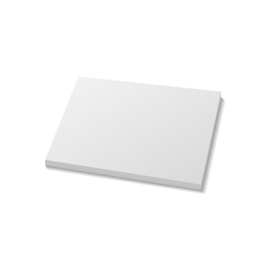 Kağıt yığınını. Gerçekçi Mockup şablonu