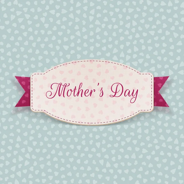 Modèle de carte de voeux pour la fête des mères — Image vectorielle