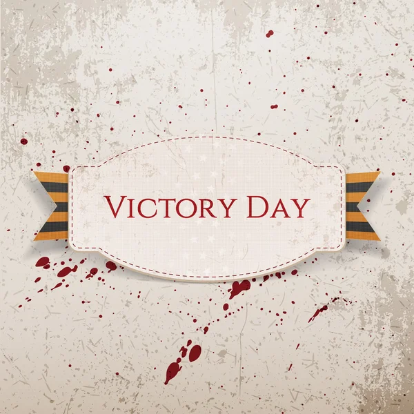 Zafer Bayramı. Kağıt beyaz etiket