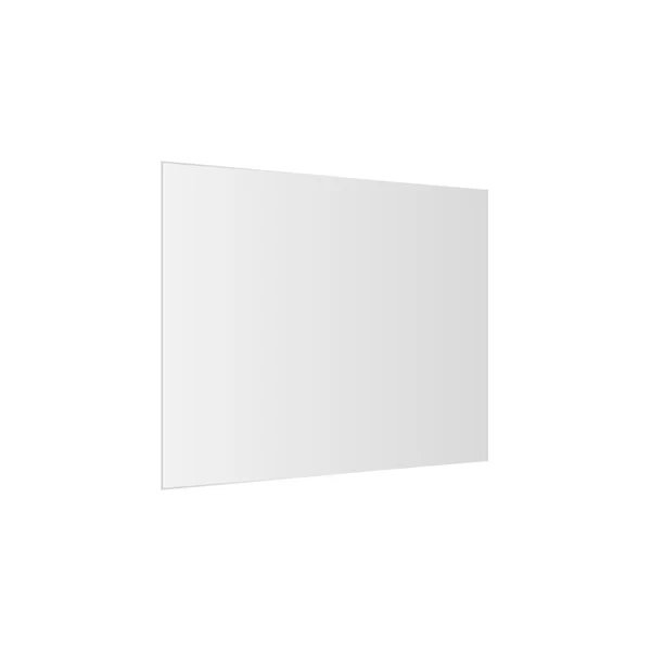 Feuille de papier vide réaliste Mockup — Image vectorielle