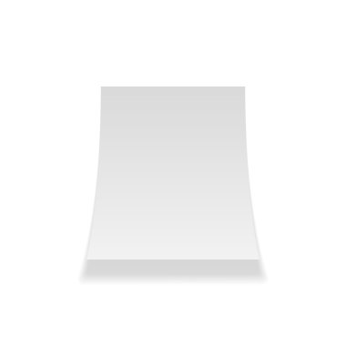 Eğri kağıt sayfa gerçekçi şablonu