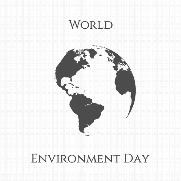 World Environment Day festive Background Template — Stock Vector