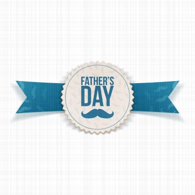 Babalar Günü tebrik şerit ve metin ile banner