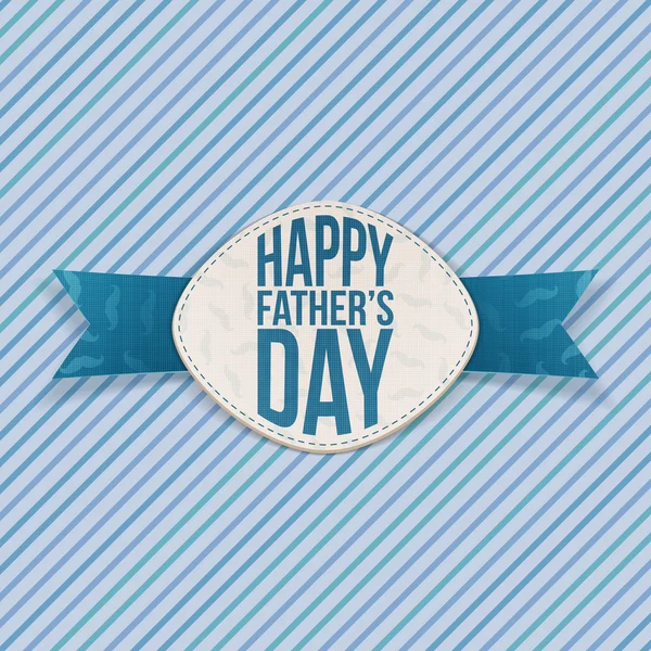 Mutlu Babalar günü gerçekçi amblemi