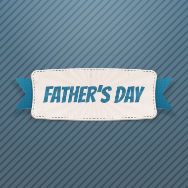 Babalar Günü tebrik şerit ve metin ile Banner