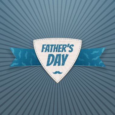 Babalar günü Festival etiket şerit tebrik ile