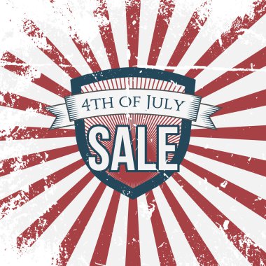 Bağımsızlık günü 4 Temmuz Satılık tatil kalkan