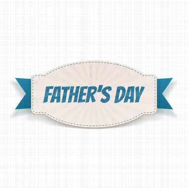 Şerit tebrik ile Babalar günü kağıt rozeti