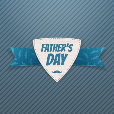 Babalar günü tekstil etiket şerit tebrik ile
