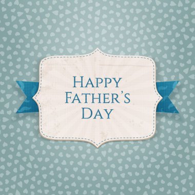 Mutlu Babalar günü kağıt amblemi