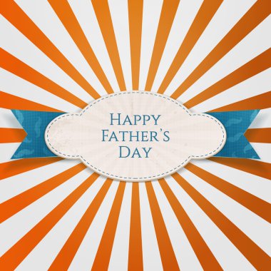 Mutlu Babalar günü özel afiş çizgili