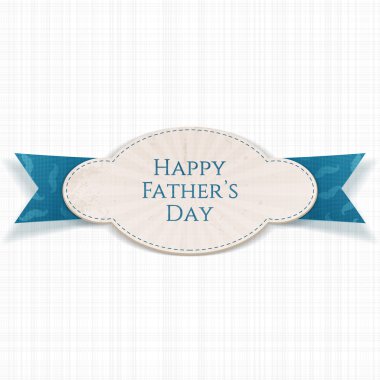 Mutlu Babalar günü özel etiket çizgili