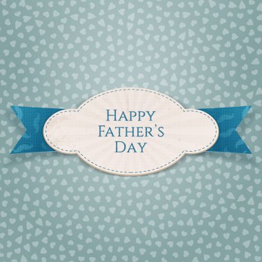Mutlu Babalar günü özel rozet çizgili