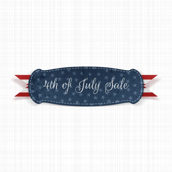 Independence Day 4th of July festive Card Template — Stock Vector