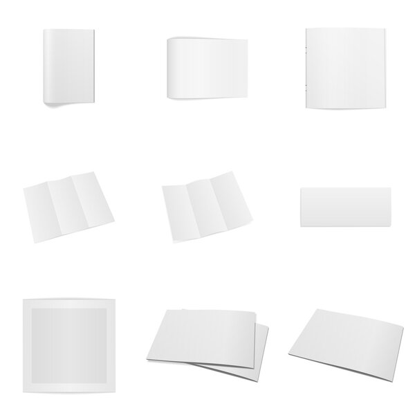 Набор макетов для реалистичного офиса
