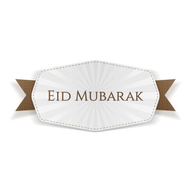 Eid Mubarak afiş ile şerit