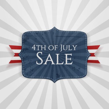 Dört Temmuz Satılık gerçekçi rozeti