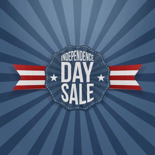 Independence Day Sale vintage Badge — Stock Vector