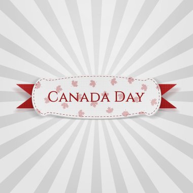 Kanada günü şerit rozet tebrik