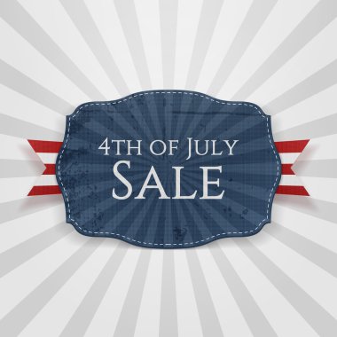 Dördüncü Temmuz Satılık tatil rozeti