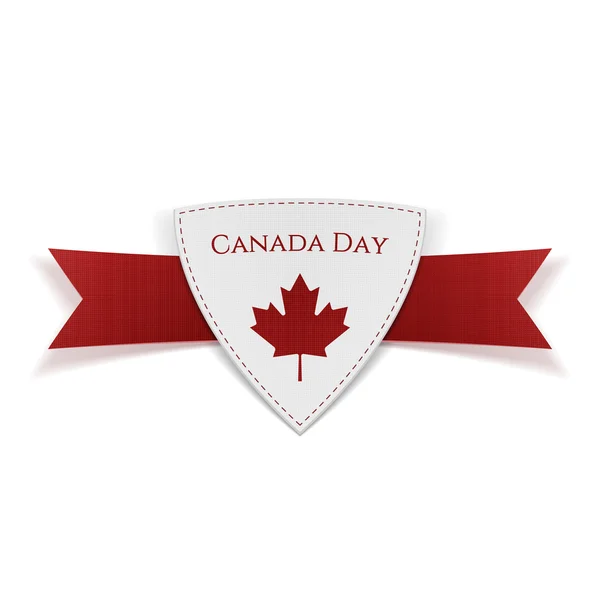 Kanada günü Festival Kızıl Bayrak — Stok Vektör