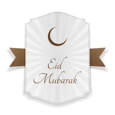 Eid Mubarak gerçekçi Festival afiş