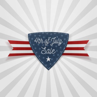 Şerit ile Temmuz satış rozet, dördüncü