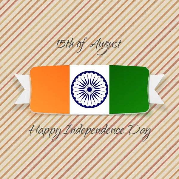 Indischer Unabhängigkeitstag Nationalsymbol — Stockvektor