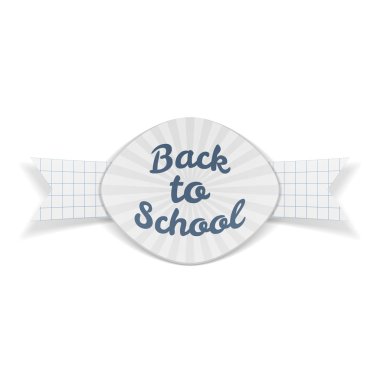 Okul gazetesi şerit ile Banner