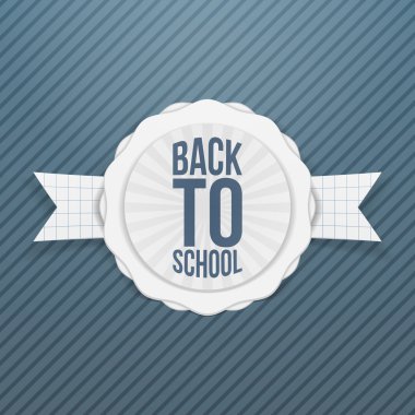 Geri okul tatil etiketlemek için