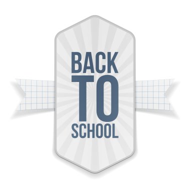 Okul gazetesi şerit ile Banner