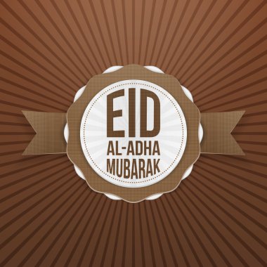 Kurban Bayramı mübarek rozet tebrik