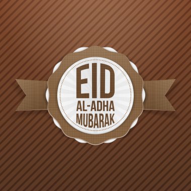 Kurban Bayramı mübarek etiketi tebrik