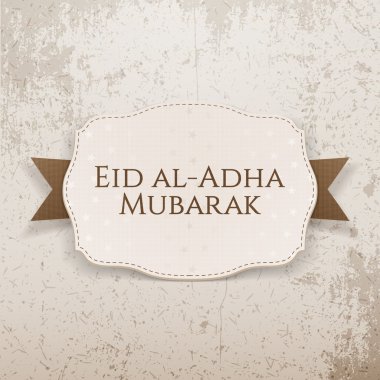 Kurban Bayramı mübarek şenlikli amblemi