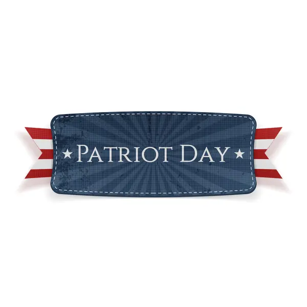 Banner Patriot Day isolato su sfondo bianco — Vettoriale Stock