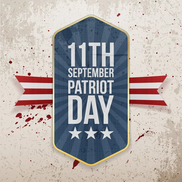 11. September. Tag der Patrioten — Stockvektor