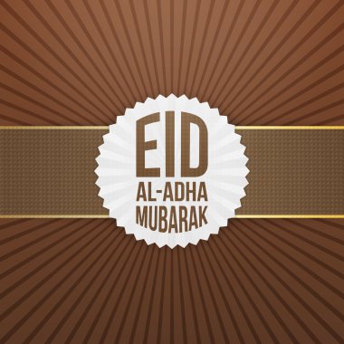 Kurban Bayramı mübarek tebrik kartı şablonu