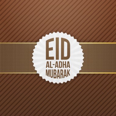 Kurban Bayramı mübarek Festival afiş