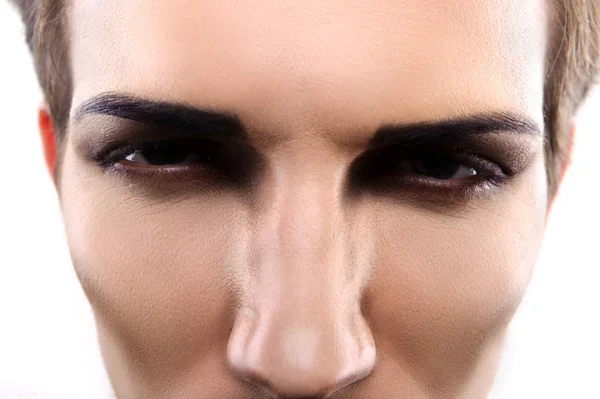 Closeup portret van ernstige mannelijke mannequin — Stockfoto
